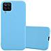 Custodia Compatibile Con Samsung Galaxy A12 / M12 In Candy Blu - Coperchio Protettivo In Silicone Tpu Flessibile - Foto miniatura 1