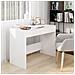 Scrivania Bianca 101x50x76,5 cm in Truciolato - Foto miniatura 1