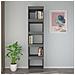 Libreria / divisorio Grigio 40x35x167 Cm In Legno Massello Di Pino - Foto miniatura 3
