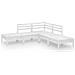 Set Salotto da Giardino 5 pz in Legno Massello di Pino Bianco - Foto miniatura 1