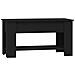 Tavolino Da Salotto Nero 101x49x52 Cm In Legno Multistrato - Foto miniatura 2