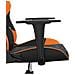 Sedia Da Gaming Nero E Arancione In Similpelle - Foto miniatura 3