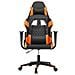 Sedia Da Gaming Nero E Arancione In Similpelle - Foto miniatura 10
