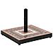 Base per Ombrellone Terracotta e Bianco Quadrata 12 kg - Foto miniatura 1