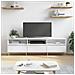 Mobile Porta Tv Bianco Lucido 150x30x44,5 Cm Legno Multistrato - Foto miniatura 1