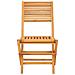 Sedie Da Giardino Pieghevoli 2pz 47x62x90cm Legno Massello Teak - Foto miniatura 2
