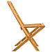 Sedie Da Giardino Pieghevoli 2pz 47x62x90cm Legno Massello Teak - Foto miniatura 5