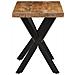 Tavolo Da Pranzo 110x55x75 Cm In Legno Massello Di Mango - Foto miniatura 3