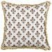Set Di 2 Cuscini Omorika Cotone 45 X 45 Cm Bianco Trama Floreale - Foto miniatura 4