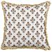 Set Di 2 Cuscini Omorika Cotone 45 X 45 Cm Bianco Trama Floreale - Foto miniatura 9