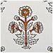 Set Di 2 Cuscini Omorika Cotone 45 X 45 Cm Bianco Trama Floreale - Foto miniatura 11