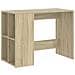 Scrivania Rovere Sonoma 102x50x75 Cm In Legno Multistrato - Foto miniatura 2