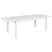 Tavolo Da Giardino Alluminio Bianco 180/240 X 90 Cm Skaloma - Foto miniatura 2