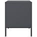 Comodini 2 Pz Antracite 36x39x50,5 Cm In Acciaio - Foto miniatura 4