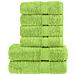 Set ASciugamani SOLUND 6 pz Verde Mela 600 gsm - Foto miniatura 1
