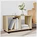 Mobiletto Con Ruote Rovere Sonoma 72x33x42,5 Cm In Truciolato - Foto miniatura 3