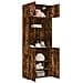 Armadietto Rovere Fumo 80x42,5x225 Cm In Truciolato - Foto miniatura 3