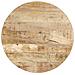 Tavolino Da Bistrot Ø60x76 Cm In Legno Di Mango Grezzo - Foto miniatura 4