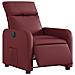 Poltrona Reclinabile Elettrica Rosso Vino in Similpelle - Foto miniatura 3