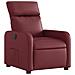Poltrona Reclinabile Elettrica Rosso Vino in Similpelle - Foto miniatura 4