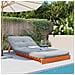 Divano Letto Futon con Materasso Marrone Cera 90x206x11cm Pino - Foto miniatura 3