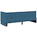 Cornice del letto ad angolo Blu 80 x 200 cm Velluto - Foto miniatura 7