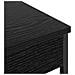 Armadio da Notte Rovere nero 41 x 31 x 51 cm Legno multistrato - Foto miniatura 9