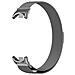 Cinturino In Metallo Compatibile Con Xiaomi Band 8/9/10 - Design Magnetico A Molla Grey - Foto miniatura 1