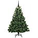 Albero di Natale artificiale con 150 LED Verde 150 cm PE e PVC - Foto miniatura 3