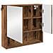 Set di mobili per il bagno con cassetto 3 pcs Legno vecchio - Foto miniatura 7