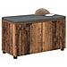 Panca per ingresso con cuscino Legno vecchio 80 x 38 x 46 cm - Foto miniatura 3