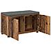 Panca per ingresso con cuscino Legno vecchio 80 x 38 x 46 cm - Foto miniatura 5