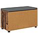 Panca per ingresso con cuscino Legno vecchio 80 x 38 x 46 cm - Foto miniatura 8