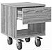 Comodino Grigio Sonoma 40,5 x 40 x 48 cm Legno multistrato - Foto miniatura 5