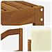 Set divani 8 pcs Naturale e Crema Legno di Acacia Massello - Foto miniatura 6