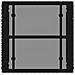 Set di Mobili da Esterno 7 pcs Nero e Bianco Crema polyrattan - Foto miniatura 8