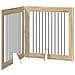 Cancello per cani pieghevole con supporti 2 pcs Rovere Sonoma - Foto miniatura 1
