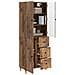 Set di armadi 2 pcs 66 x 34,5 x 90 cm Legno ingegnerizzato - Foto miniatura 2
