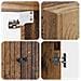 Set di armadi 2 pcs 66 x 34,5 x 90 cm Legno ingegnerizzato - Foto miniatura 7
