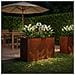 Vaso da giardino Ruggine 80 x 30 x 49 cm Acciaio Corten - Foto miniatura 3