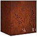 Vaso da giardino Ruggine 80 x 30 x 49 cm Acciaio Corten - Foto miniatura 8
