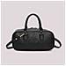 BORSA BAGUETTE CON MOTIVO AD ONDA MIMI' MUA' nera - Foto miniatura 3