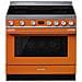 Cucina Elettrica CPF9IPOR 5 Zone di Cottura Forno Elettrico Dimensione 90 x 60 cm Colore Arancione - Foto miniatura 1