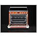 Cucina Elettrica CPF9IPOR 5 Zone di Cottura Forno Elettrico Dimensione 90 x 60 cm Colore Arancione - Foto miniatura 4
