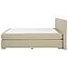 Letto Boxspring Matrimoniale In Tessuto Beige 180x200cm Admiral - Foto miniatura 20