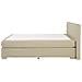 Letto Boxspring Matrimoniale In Tessuto Beige 180x200cm Admiral - Foto miniatura 24