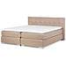 Letto Boxspring Matrimoniale In Tessuto Beige 180x200cm Admiral - Foto miniatura 5