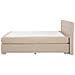 Letto Boxspring Matrimoniale In Tessuto Beige 180x200cm Admiral - Foto miniatura 32