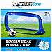 Porta Da Calcio Apertura Pop-up 122x66cm Sport Esterno Calcetto Blu - Foto miniatura 1