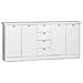 Mobile Credenza 4 Ante 4 Cassetti Colore Bianco 200x40xh. 90 Cm - Foto miniatura 1